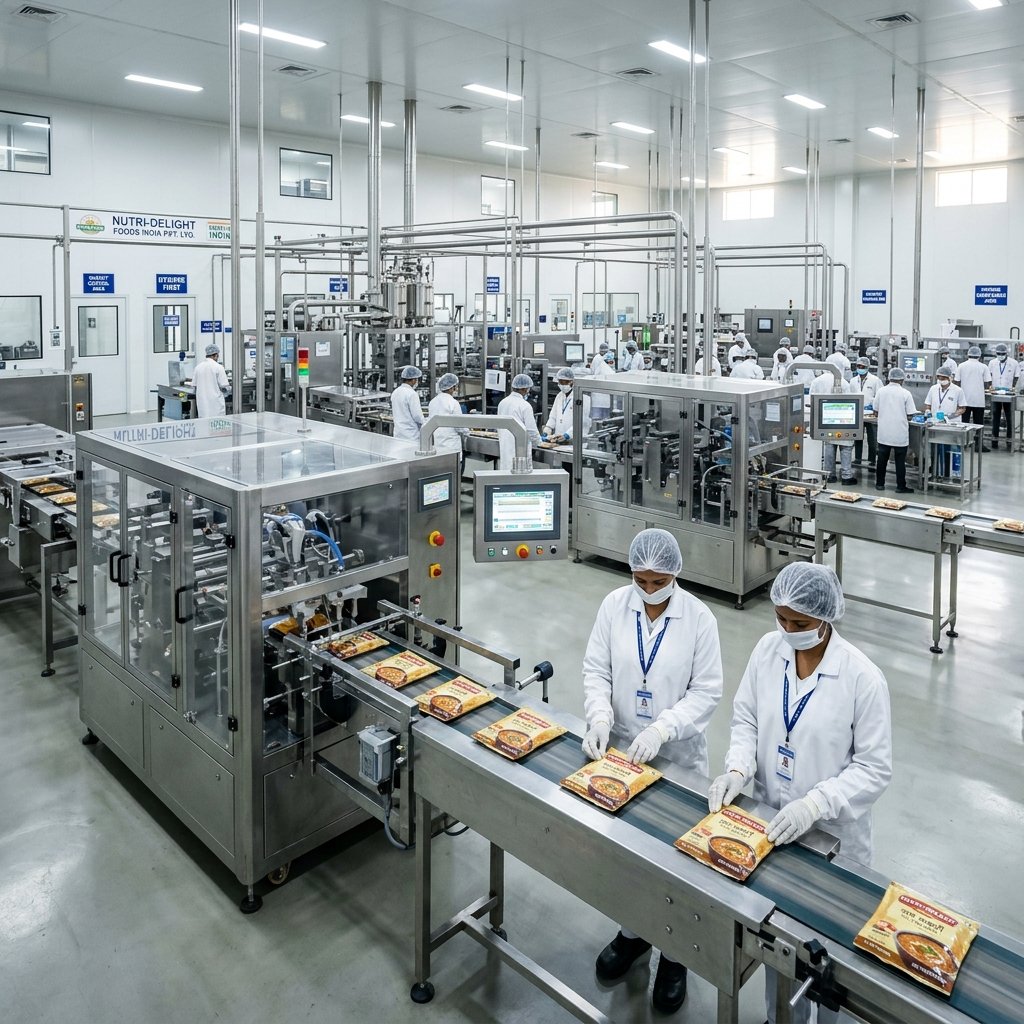Anantaara automatic food processing and manufacturing machine line
